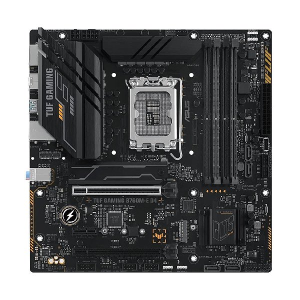 PLACA MÃE ASUS TUF GAMING B760M-E D4, INTEL, M-ATX, DDR4