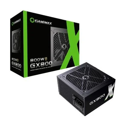 FONTE GAMEMAX GX800, 800W, 80 PLUS GOLD, PFC ATIVO, PRETO