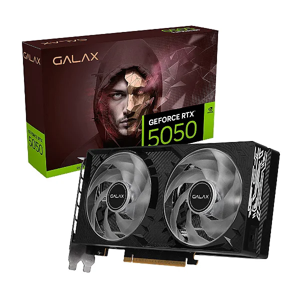 Placa de Vídeo GALAX RTX 5050 8GB GDDR6 128 Bits