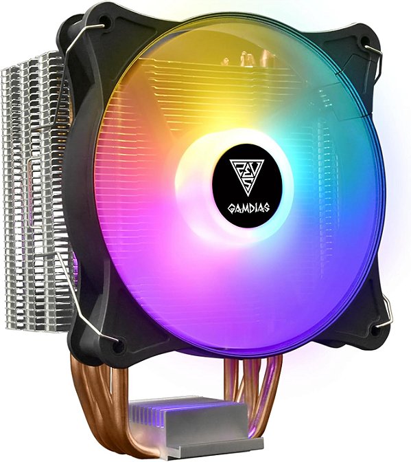 Cooler Para Processador GAMDIAS Boreas, RGB, 120mm, Preto - E1-410
