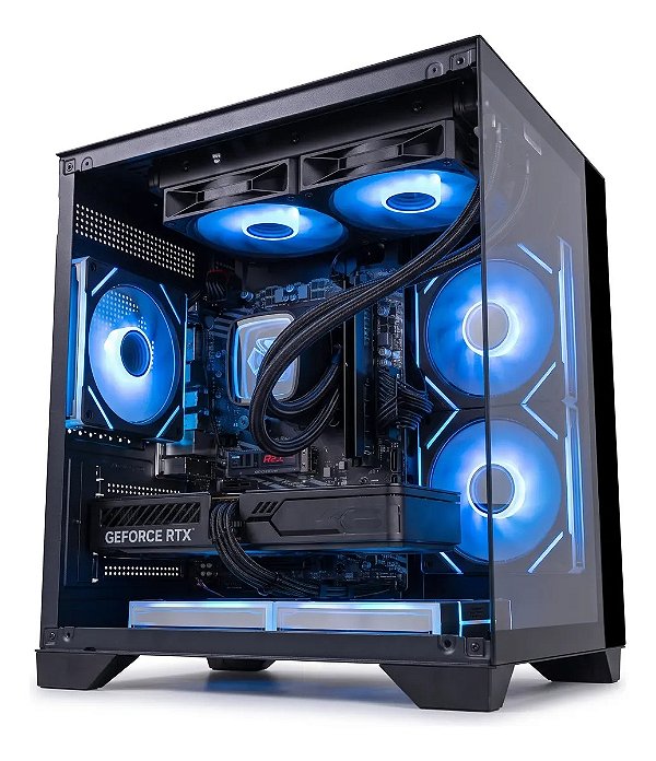 PC Gamer AMD Ryzen 7 5700X B550M Asus TUf DDR4 32GB Nvme 1TB NVidia RTX 5070 12GB