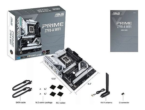 PLACA MÃE ASUS Z790-P WiFi PRIME LGA 1700 (Intel® 13ª e 12ª geração)