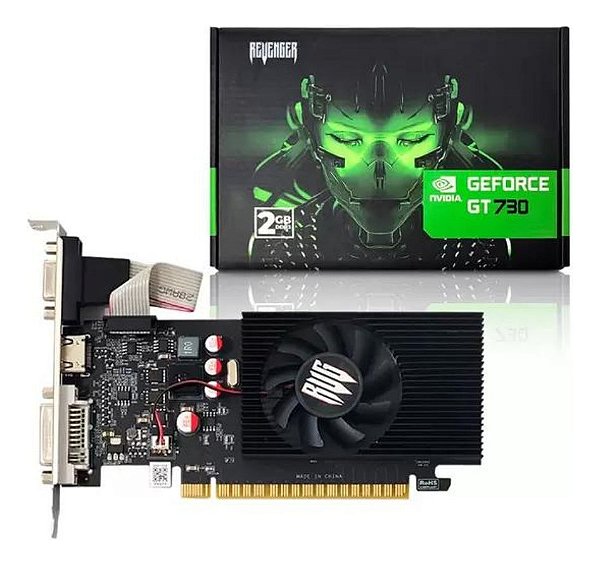 Placa de Vídeo Pcie GT 730 4GB Revenger DDR3