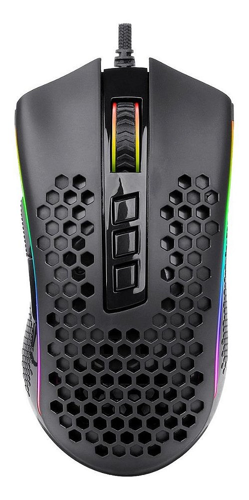 Mouse Gamer Redragon Storm RGB, 12400DPI, 7 Botões, Preto - M808-RGB
