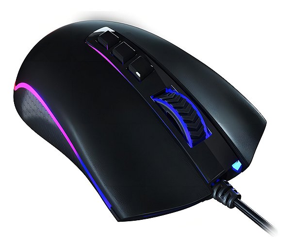 Mouse Gamer Redragon Cobra, Chroma RGB, 12400 DPI, 8 Botões, Preto - M711