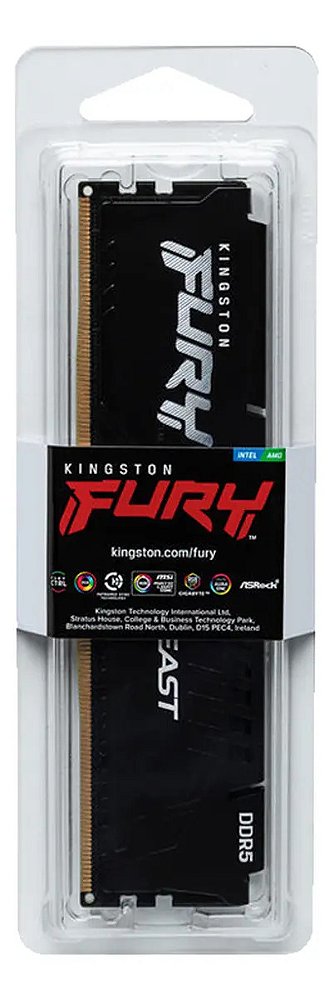 Memoria Ram Kingston Fury Beast 16gb Ddr5 6000Mhz