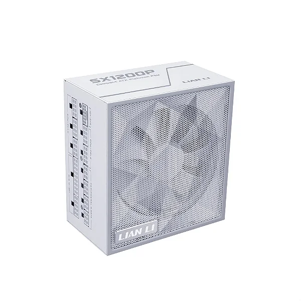 Fonte 1200w 80 Plus Platinum Lian Li Sx1200p, Atx 3.1, Full-modular, White - Sx1200p White Br