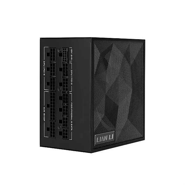 Fonte 1000w 80 Plus Platinum Lian Li Sx1000p, Atx 3.1, Full-modular, Black - Sx1000p Black Br