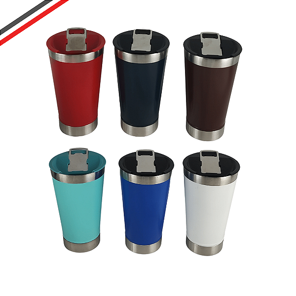 Copo Térmico Em Inox Com Tampa E Abridor Cerveja Café Chopp