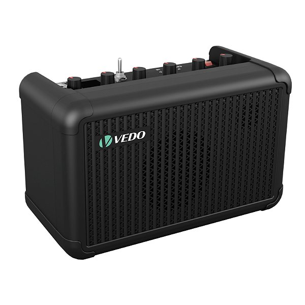 VEDO-Amplificador de guitarra mini, 15W Combo Amplificador, 15 Efeitos Preset, S