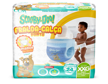 Fralda Infantil ScoobyDoo Pants XXG com 24 unidades