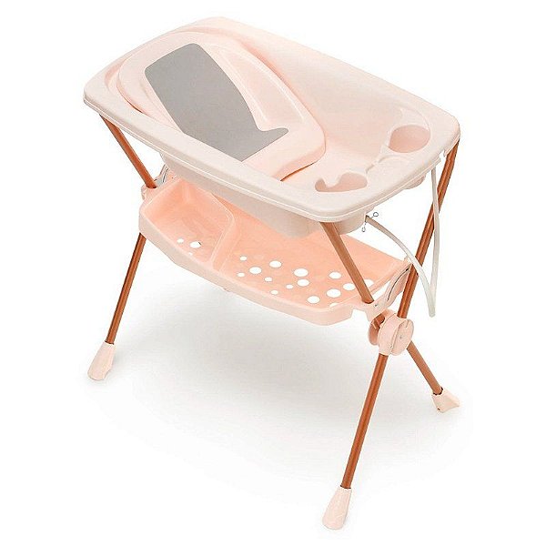 Banheira com Suporte e Redutor Acqua Premium Must Rose - Galzerano