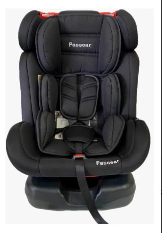 Cadeira Para Carro Star Ajustável de 0 a 36kg  Preta Passear