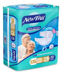 Fralda Adulto New Fral XXG 28 Unidades