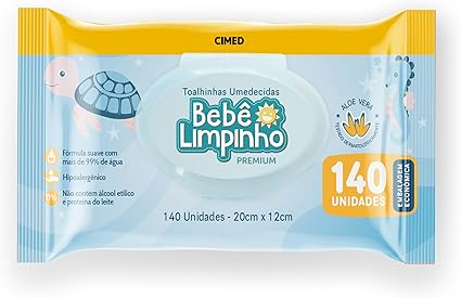 TOALHAS UMEDECIDAS BB LIMPINHO PREMIUM 140 UN