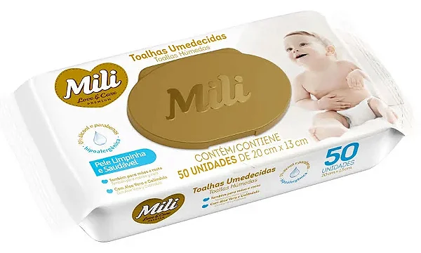 TOALHAS UMEDECIDAS MILI LOVECARE 24X50