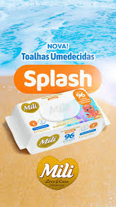 Toalhas Umedecidas Mili Love Care Splash 96 un