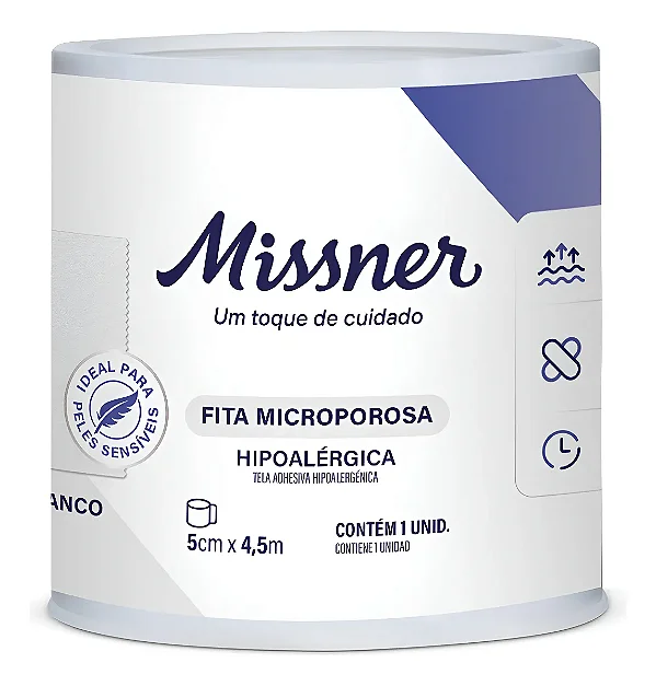 Micropore branca 5CM X 4,5M - Missner