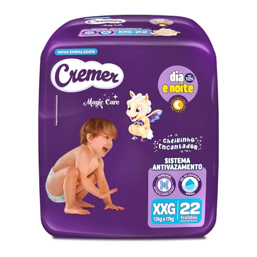 Fralda Infantil Cremer Magic Care XXG 22 unidades