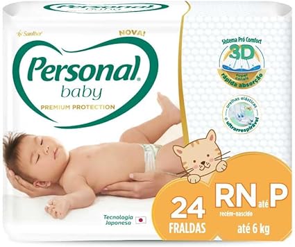 Fralda Infantil Personal Premium RN/P 24 Unidades
