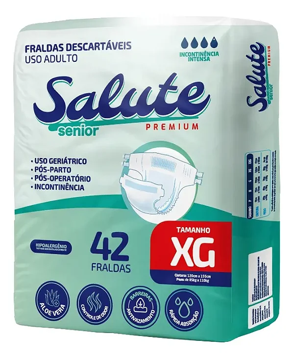 Fralda Adulto Salute XG 42 unidades