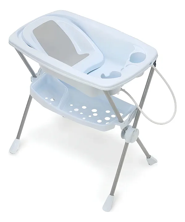 Banheira Bebe Plastica Acqua Premium Blue