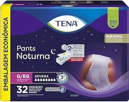 Roupa Intima Tena Noturna Pants G/XG L32P28U