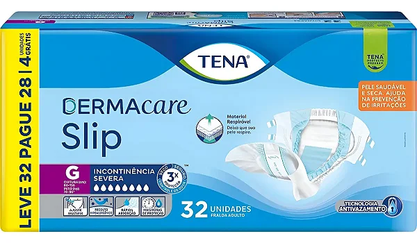 Fralda Adulto Tena Slip Dermacare G LV32PG28 unidades