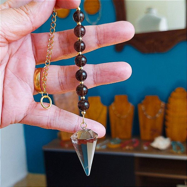 Pêndulo Quartzo Fumê