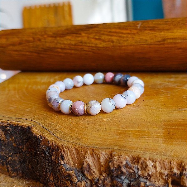 Pulseira Opala Rosa