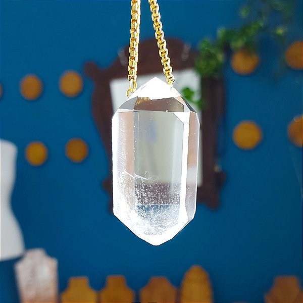 Colar Quartzo Cristal