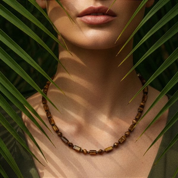 Colar Olho de Tigre