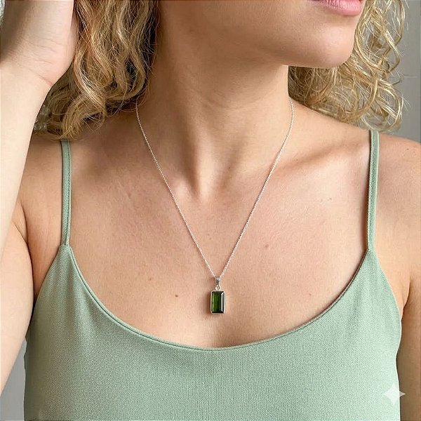 Colar Turmalina Verde