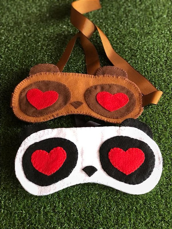Máscara Infantil Urso panda