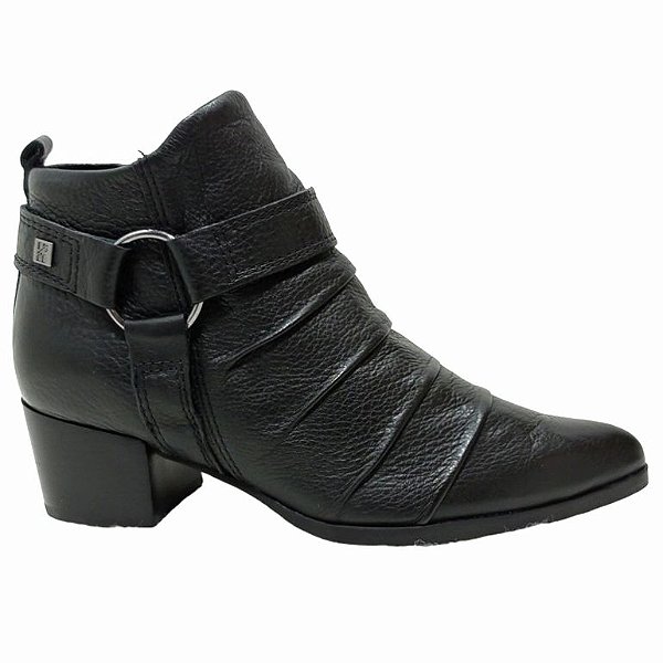 Bota Bottero Feminina Cano Curto Em Couro