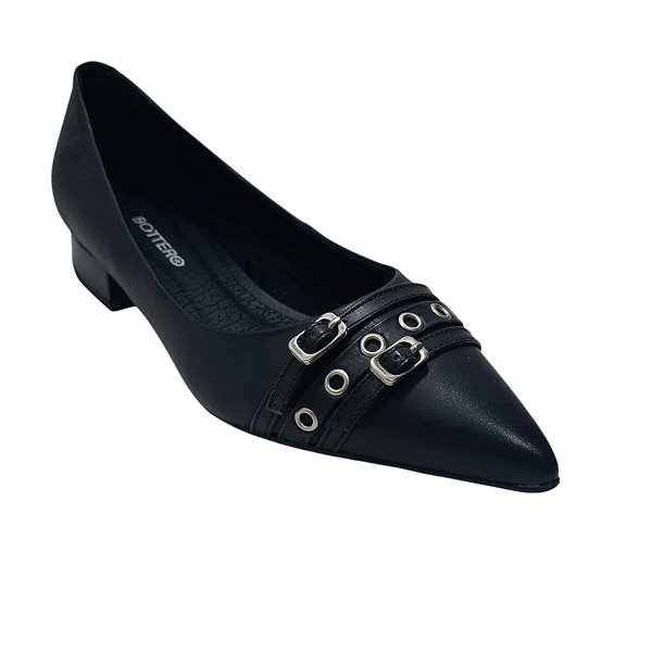 Linda Sapatilha Bottero Em Couro Lançamento