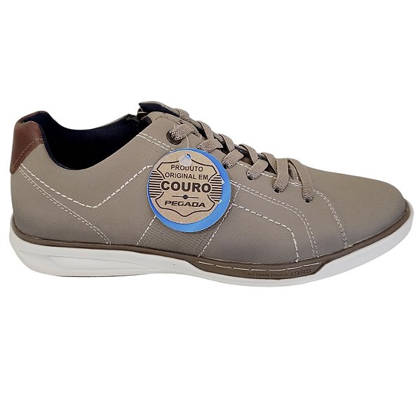 Sapato Pegada Em couro Solado Com Amortecimento