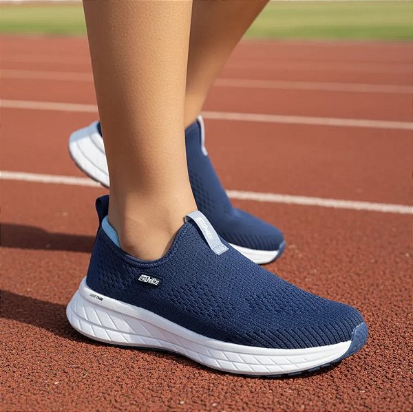 Tênis Feminino Actvitta Calce fácil Feminino Solado Leve