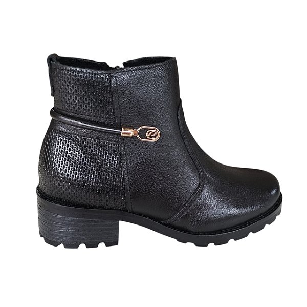 Bota Pegada Feminina Em Couro Novissima