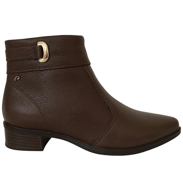 Bota Feminina Pegada Couro Original Casual Moderna Tendência 2026