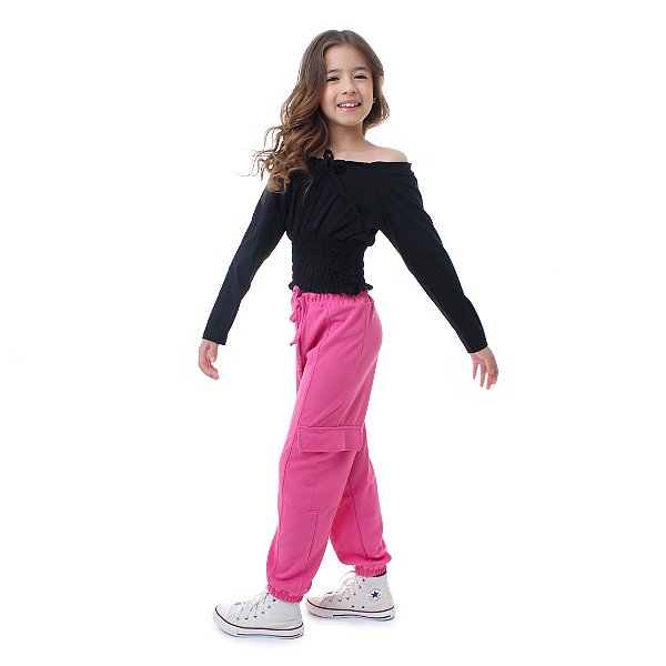 Calça Jogger C/ Bolso Lateral Ref. 53.106