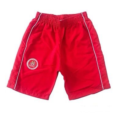 BERMUDA TACTEL INFANTIL VERMELHO
