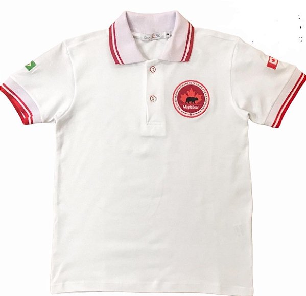 CAMISA POLO UNISSEX FUNDAMENTAL I E II BRANCO