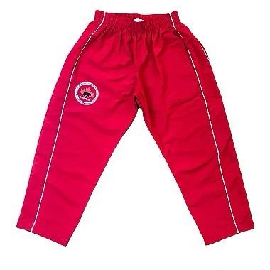 CALÇA TACTEL S/ FORRO UNISSEX FUND. I II VERMELHO