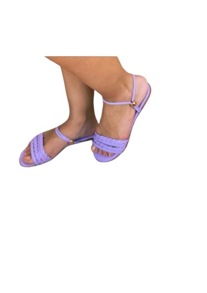 Rasteirinha Delicate 2 em 1 Roxo