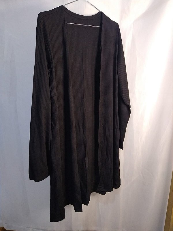 Cardigã discret - Preto