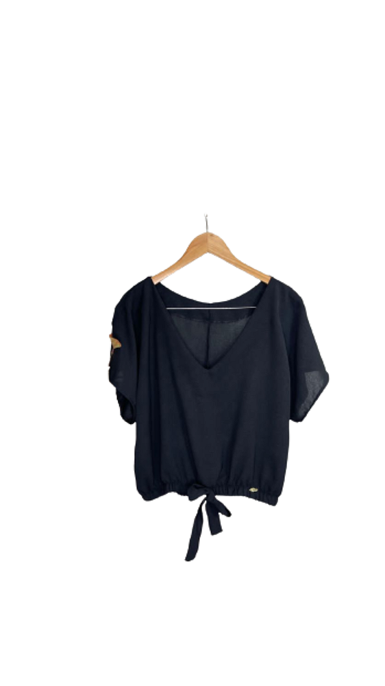Blusa Gracinha - Preta (Plus Size)