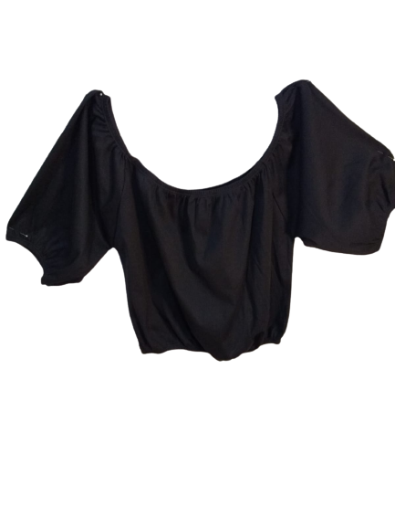 Cropped Lyks - Preto (Plus Size)