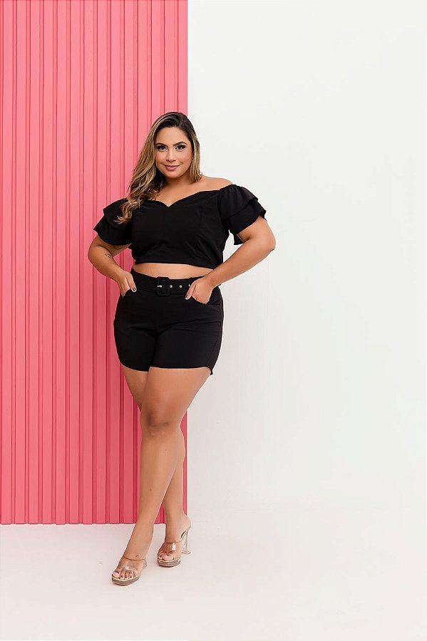 Conjunto Exclusive Black - Plus Size