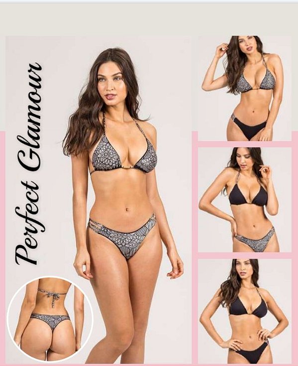 Top  cortininha - Biquini Àfrica